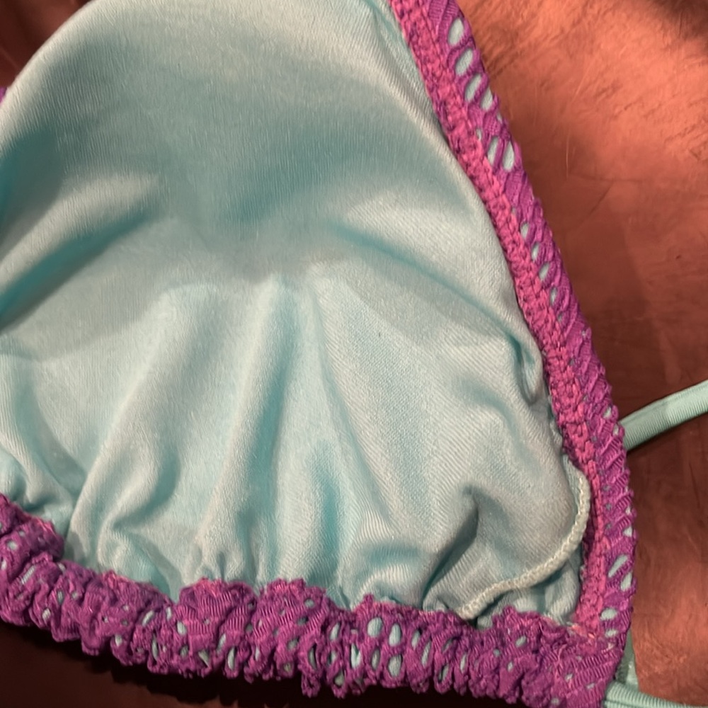 Crochet Triangle Bikini Top - Picture 6 of 6